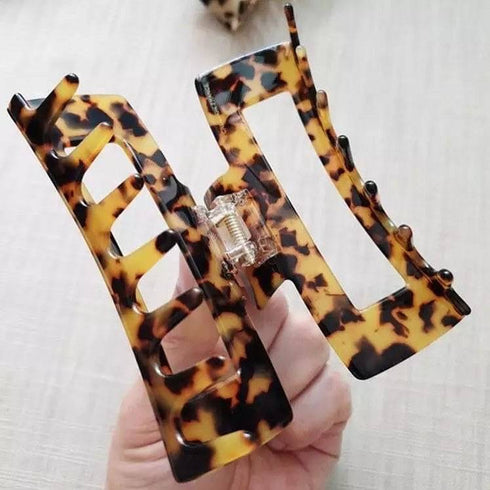 Hollow Square Hair Claw Clip